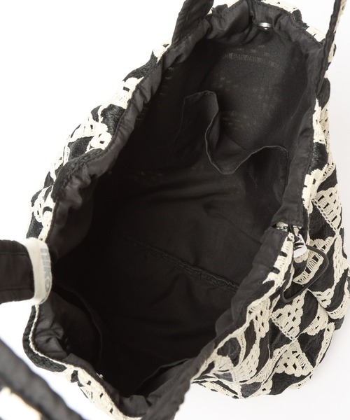 niko and...（ニコアンド）の「【A4サイズ収納可能】レースドロストトートバッグ（トートバッグ・レディース・アイボリー/その他1/その他2・0）」の9枚目の写真