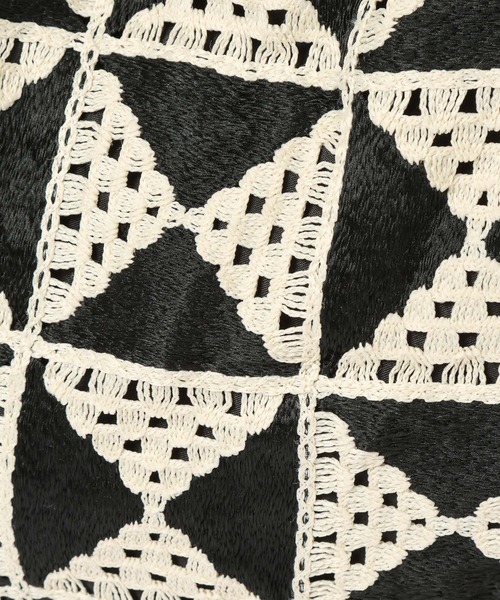 niko and...（ニコアンド）の「【A4サイズ収納可能】レースドロストトートバッグ（トートバッグ・レディース・アイボリー/その他1/その他2・0）」の5枚目の写真