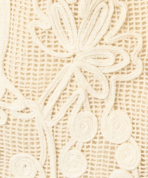 niko and...（ニコアンド）の「【A4サイズ収納可能】レースドロストトートバッグ（トートバッグ・レディース・アイボリー/その他1/その他2・0）」の4枚目の写真