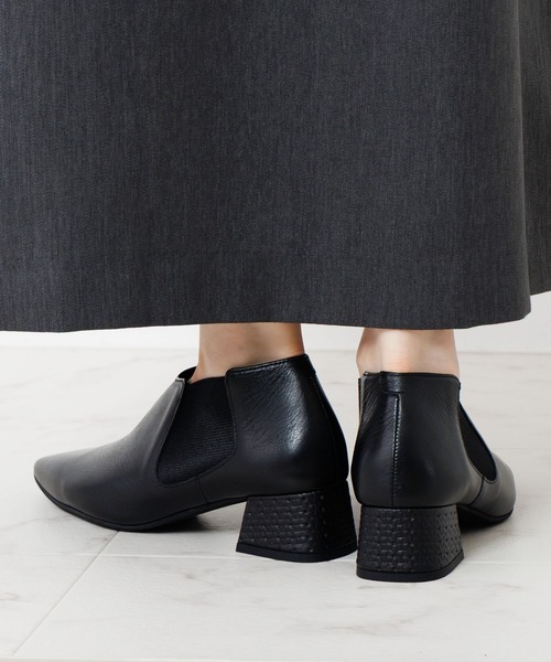 HIMIKO（ヒミコ）の「【HIMIKO】ポインテッドトゥサイドゴア/651316（パンプス・レディース・ガンメタ/ブラック・21.5cm/25.5cm/25.0cm/24.0cm/23.0cm/24.5cm/23.5cm/22.5cm/22.0cm）」の12枚目の写真