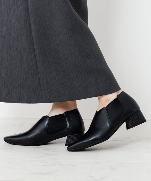 HIMIKO（ヒミコ）の「【HIMIKO】ポインテッドトゥサイドゴア/651316（パンプス・レディース・ガンメタ/ブラック・21.5cm/25.5cm/25.0cm/24.0cm/23.0cm/24.5cm/23.5cm/22.5cm/22.0cm）」の8枚目の写真