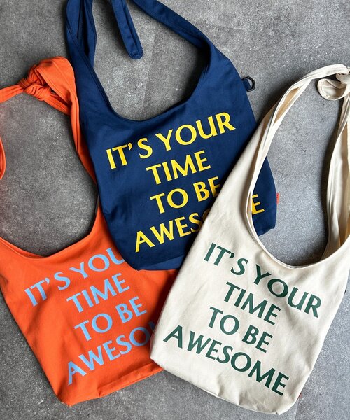 CPCM（シーピーシーエム）の「マルチWAYキャンバスロゴバッグ（トートバッグ・レディース・アイボリー/オレンジ/ネイビー・FREE）」の4枚目の写真