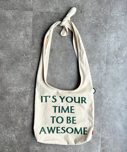 CPCM（シーピーシーエム）の「マルチWAYキャンバスロゴバッグ（トートバッグ・レディース・アイボリー/オレンジ/ネイビー・FREE）」の6枚目の写真