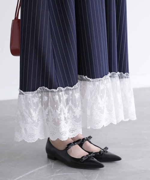 somari imagination（ソマリ イマジネーション）の「『ピンストライプキャミワンピース』（ワンピース・レディース・ネイビー/グレー・2/1）」の9枚目の写真