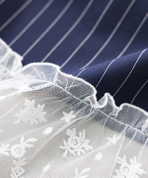 somari imagination（ソマリ イマジネーション）の「『ピンストライプキャミワンピース』（ワンピース・レディース・ネイビー/グレー・2/1）」の21枚目の写真