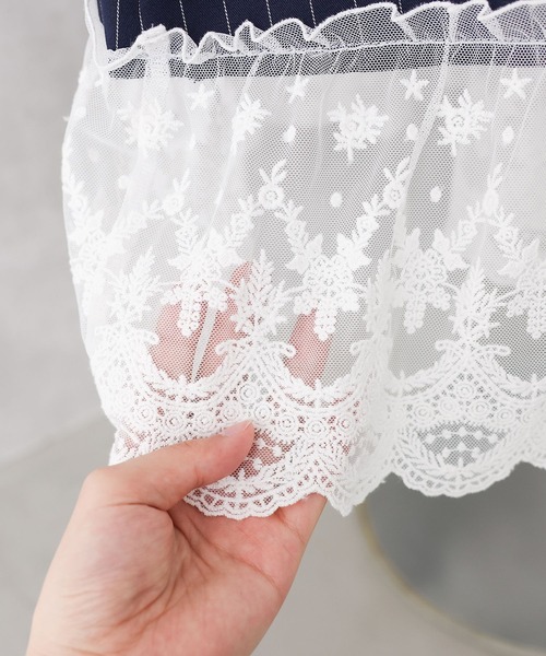 somari imagination（ソマリ イマジネーション）の「『ピンストライプキャミワンピース』（ワンピース・レディース・ネイビー/グレー・2/1）」の22枚目の写真