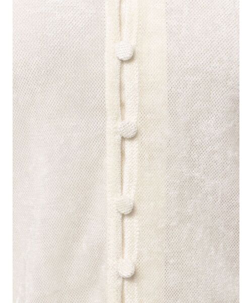 セール】2WAYシアーメッシュベロアトップス（Tシャツ/カットソー