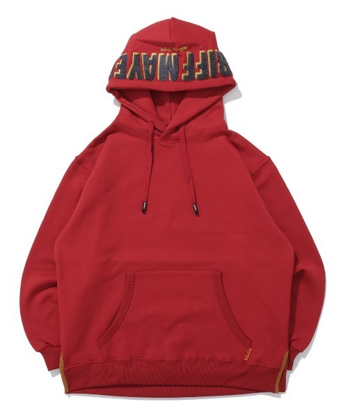 乾きやすい】サガラ刺繍裏起毛パーカー(フードロゴ)（スウェット