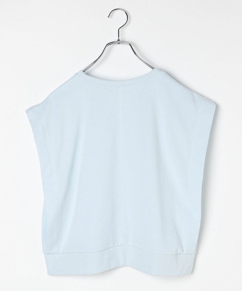 LEPSIM(レプシィム)の「ライト裏毛ノースリーブ 571374(Tシャツ/カットソー・レディース・ライトブルー/ブラック/グレイッシュベージュ・FREE)」の10枚目の写真