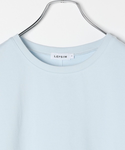 LEPSIM(レプシィム)の「ライト裏毛ノースリーブ 571374(Tシャツ/カットソー・レディース・ライトブルー/ブラック/グレイッシュベージュ・FREE)」の11枚目の写真
