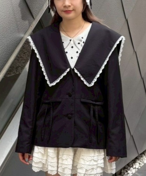 SAILOR COLLAR ジャケット（テーラードジャケット）｜Candy Stripper