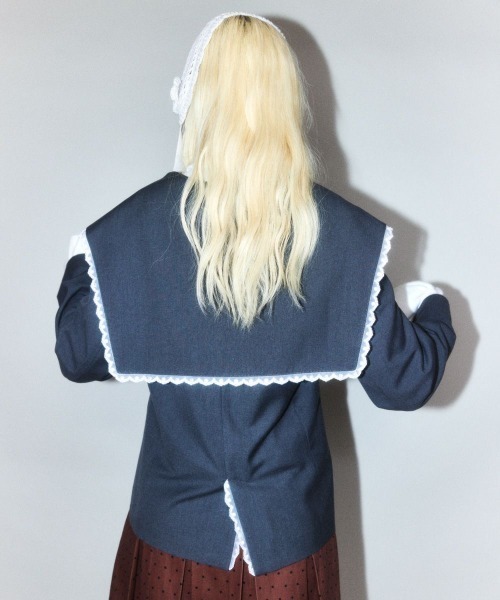 SAILOR COLLAR ジャケット（テーラードジャケット）｜Candy Stripper