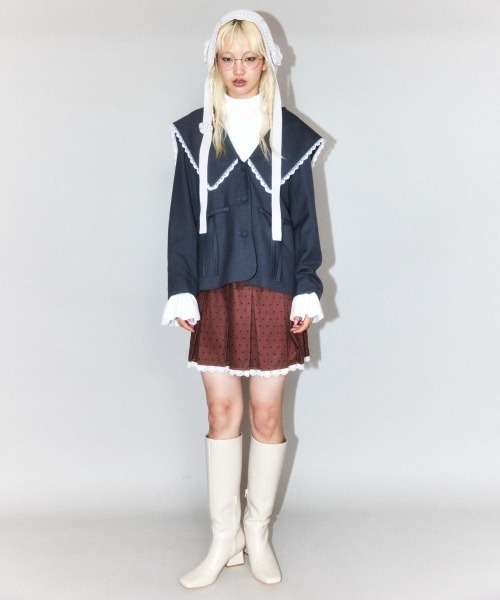 SAILOR COLLAR ジャケット（テーラードジャケット）｜Candy Stripper
