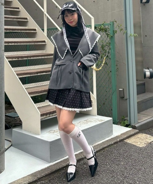 SAILOR COLLAR ジャケット（テーラードジャケット）｜Candy Stripper