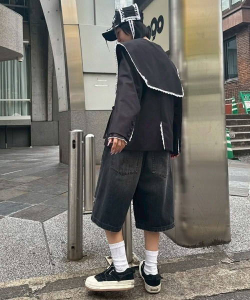 SAILOR COLLAR ジャケット（テーラードジャケット）｜Candy Stripper