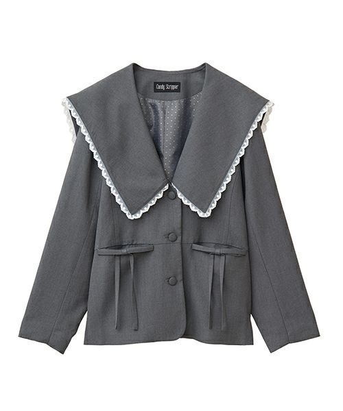 SAILOR COLLAR ジャケット（テーラードジャケット）｜Candy Stripper