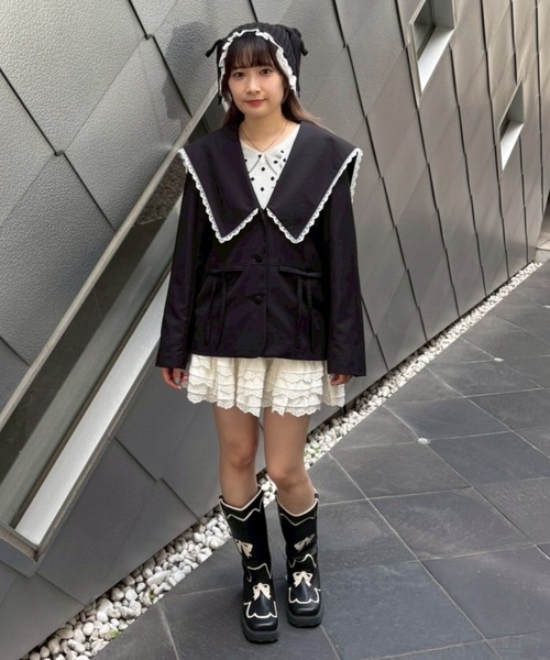 SAILOR COLLAR ジャケット（テーラードジャケット）｜Candy Stripper