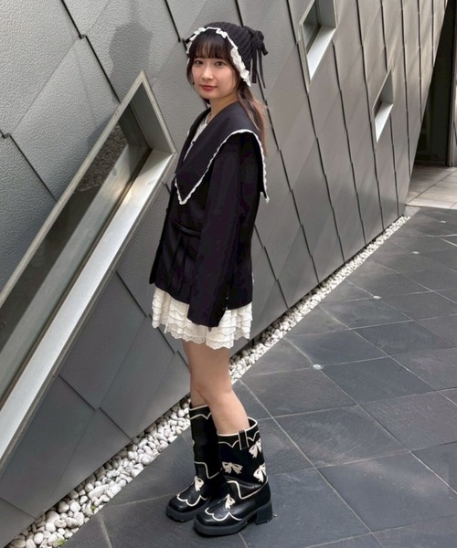 SAILOR COLLAR ジャケット（テーラードジャケット）｜Candy Stripper