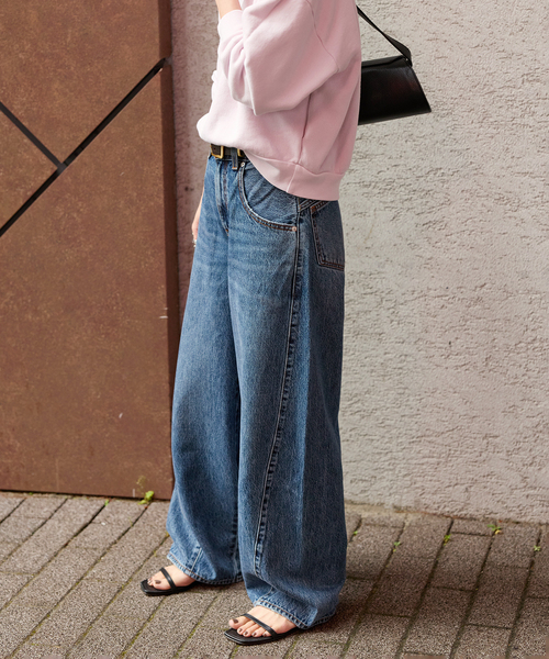 LEVI’S(R)for JS SUPER BAGGY BARREL LONG Super Baggy Barrel Women's Jeans - Dark Wash | Levi's® US