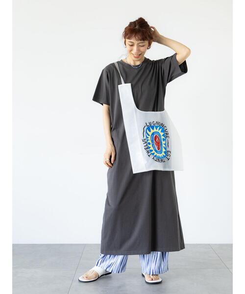 「LE'RURE」 半袖ワンピース MEDIUM オフホワイト ホワイト ワンピース レース 長袖 ジャケット 0916 パール