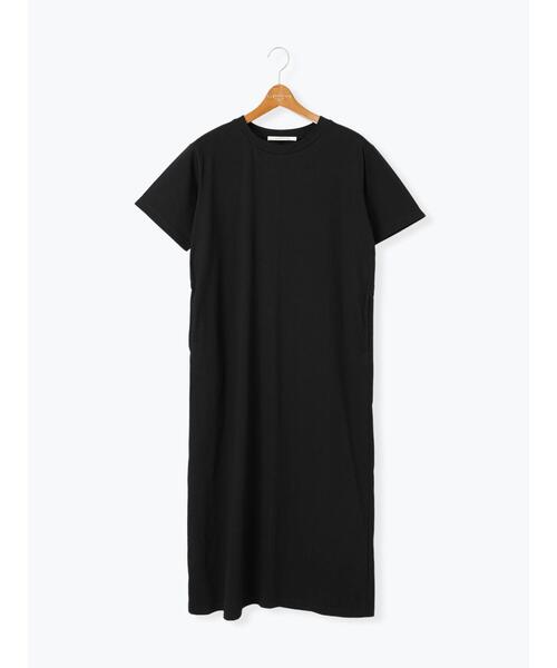 Lugnoncure(ルノンキュール)の「半袖カットワンピース(ワンピース・レディース・チャコールグレー/ブラック/レッド・F)」の10枚目の写真