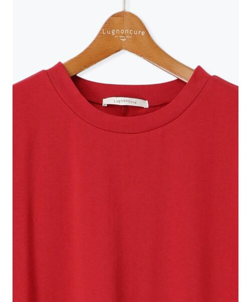 Lugnoncure(ルノンキュール)の「半袖カットワンピース(ワンピース・レディース・チャコールグレー/ブラック/レッド・F)」の13枚目の写真