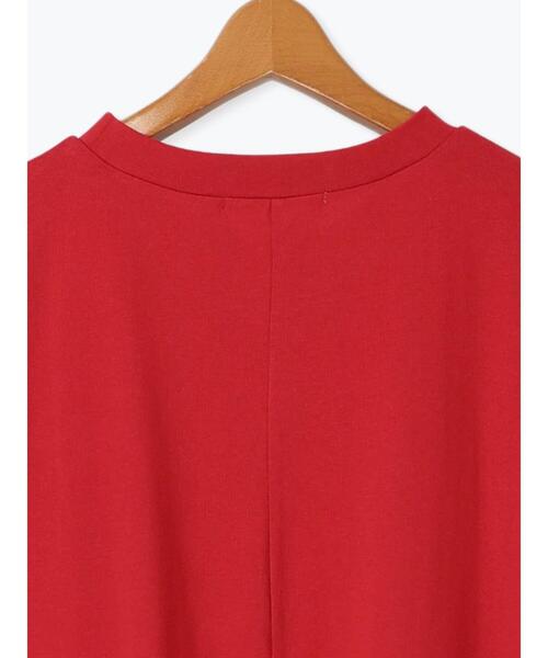 Lugnoncure(ルノンキュール)の「半袖カットワンピース(ワンピース・レディース・チャコールグレー/ブラック/レッド・F)」の16枚目の写真