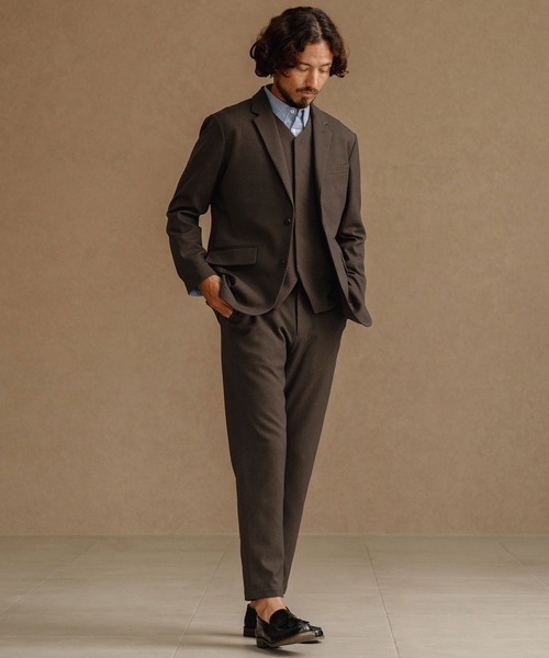 CALL&RESPONSE（コールアンドレスポンス）の「mcg3670-ベスト-メランジツイル（ベスト・メンズ・チャコール/ブラウン・2/4/5）」の7枚目の写真