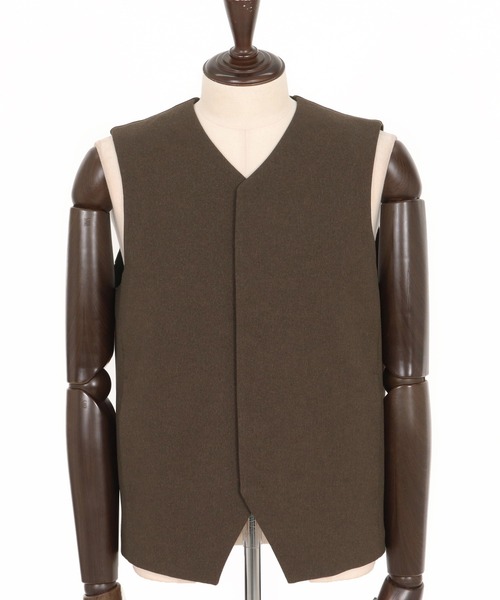 CALL&RESPONSE（コールアンドレスポンス）の「mcg3670-ベスト-メランジツイル（ベスト・メンズ・チャコール/ブラウン・2/4/5）」の14枚目の写真
