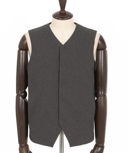 CALL&RESPONSE（コールアンドレスポンス）の「mcg3670-ベスト-メランジツイル（ベスト・メンズ・チャコール/ブラウン・2/4/5）」の17枚目の写真