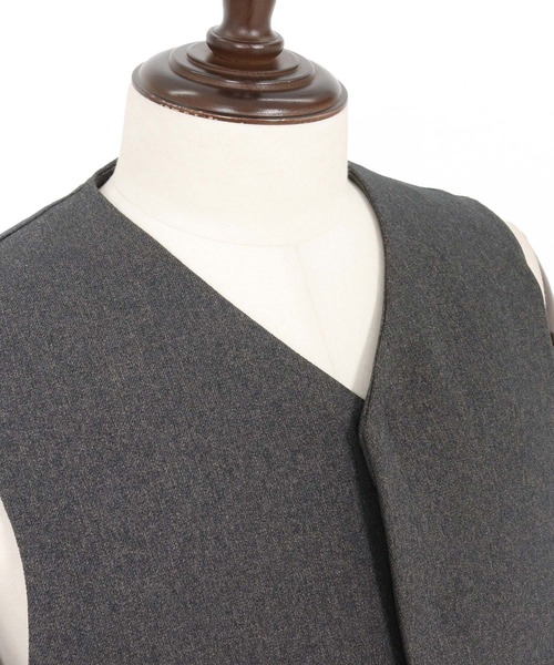 CALL&RESPONSE（コールアンドレスポンス）の「mcg3670-ベスト-メランジツイル（ベスト・メンズ・チャコール/ブラウン・2/4/5）」の19枚目の写真