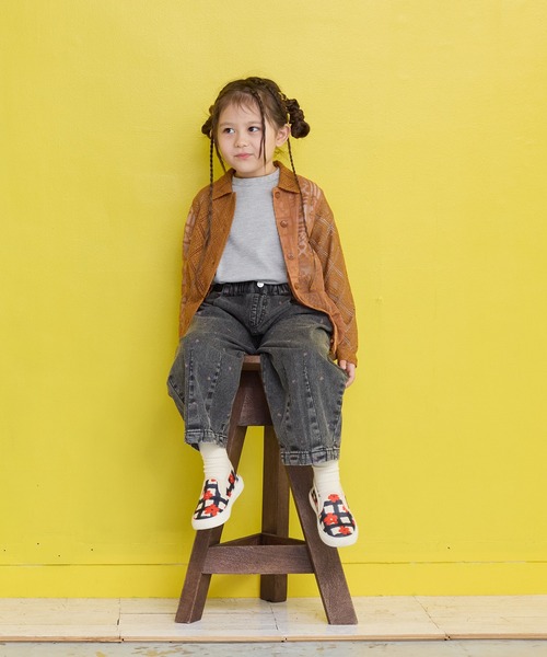 MARKEY'S（マーキーズ）の「レースシャツ（シャツ/ブラウス・キッズ・ブラウン/オフホワイト・S/M/LL/L）」の11枚目の写真