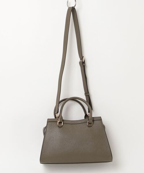 Guess(ゲス)の「WRENLEY Satchel サッチェルバッグ(ショルダーバッグ・レディース・ブラウン/オリーブ/ストーン・ONE SIZE)」の17枚目の写真