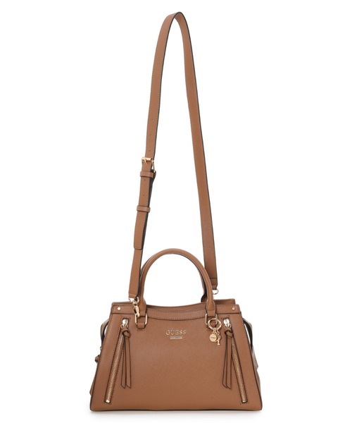 Guess(ゲス)の「WRENLEY Satchel サッチェルバッグ(ショルダーバッグ・レディース・ブラウン/オリーブ/ストーン・ONE SIZE)」の6枚目の写真