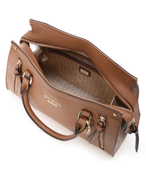 Guess(ゲス)の「WRENLEY Satchel サッチェルバッグ(ショルダーバッグ・レディース・ブラウン/オリーブ/ストーン・ONE SIZE)」の13枚目の写真