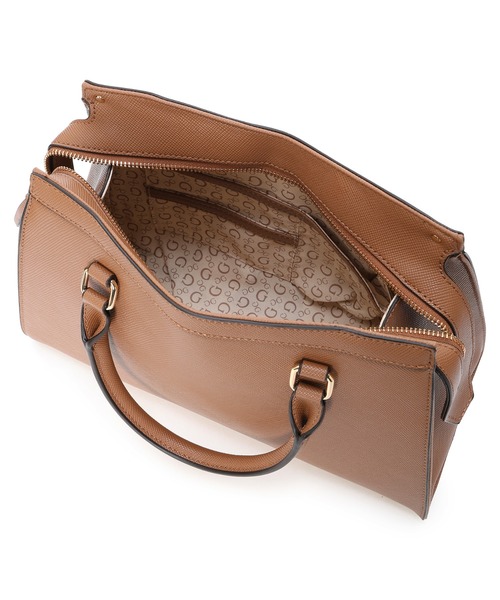 Guess(ゲス)の「WRENLEY Satchel サッチェルバッグ(ショルダーバッグ・レディース・ブラウン/オリーブ/ストーン・ONE SIZE)」の14枚目の写真