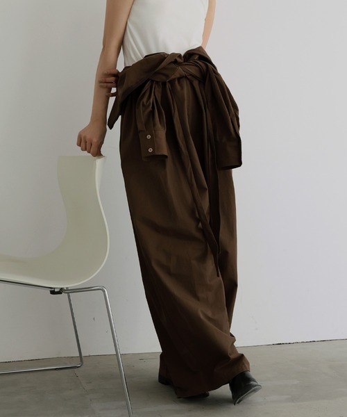 セール】合繊ツイル スタンドカラージャンプスーツ（つなぎ