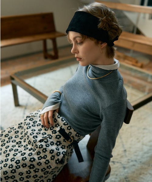 La Maison de Lyllis（メゾンドリリス）の「【La Maison de Lyllis/ラ メゾン ド リリス】RAMA　ヘアーバンド（ヘアバンド・レディース・ブラウン/ブラック・フリー）」の11枚目の写真