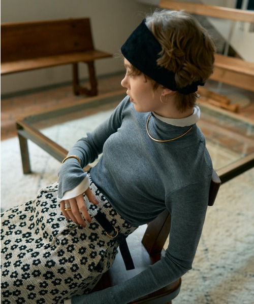 La Maison de Lyllis（メゾンドリリス）の「【La Maison de Lyllis/ラ メゾン ド リリス】RAMA　ヘアーバンド（ヘアバンド・レディース・ブラウン/ブラック・フリー）」の12枚目の写真