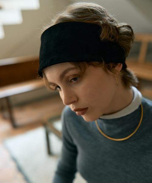 La Maison de Lyllis（メゾンドリリス）の「【La Maison de Lyllis/ラ メゾン ド リリス】RAMA　ヘアーバンド（ヘアバンド・レディース・ブラウン/ブラック・フリー）」の9枚目の写真