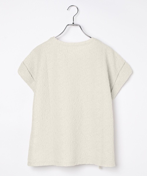 LEPSIM（レプシィム）の「ジャガードリボンフレンチプルオーバー　582473（Tシャツ/カットソー・レディース・ブラウン/ライトグレー/ブラック・FREE）」の22枚目の写真