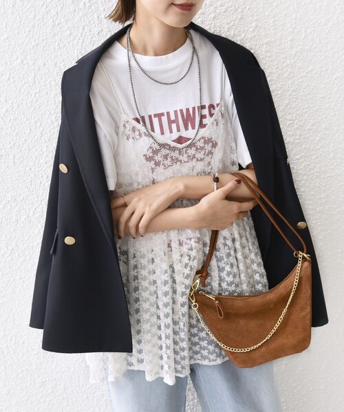 SHIPS（シップス）の「〈手洗い可能〉フラワー チュール 刺繍 チュニック ワンピース（チュニック・レディース・ベージュ/オフホワイト・ONE SIZE）」の13枚目の写真