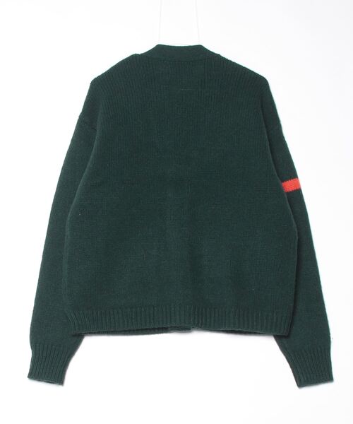 ウール Vネック レター カーディガン(カーディガン/ボレロ)|POLO ウール Vネック レター カーディガン(カーディガン/ボレロ)|POLO