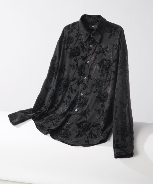 HARE（ハレ）の「ムラゾメブラーシャツ(HARE)（シャツ/ブラウス・メンズ・ブラック/グレー/レッド・FREE）」の2枚目の写真