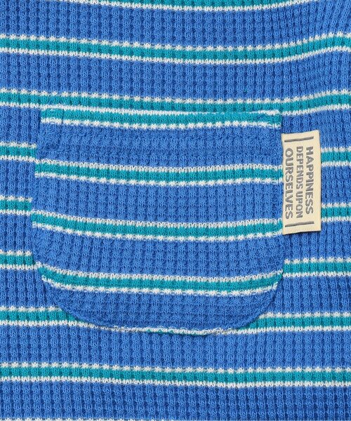 BREEZE(ブリーズ)の「【リンク/ジュニア対応】いろいろパッチワッフルロンT(Tシャツ/カットソー・キッズ・ブルー/オフホワイト/ブラック/レインボー/ピンク・110/100/90/80/140/130/120)」の17枚目の写真