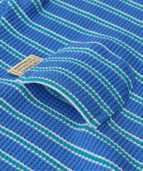 BREEZE(ブリーズ)の「【リンク/ジュニア対応】いろいろパッチワッフルロンT(Tシャツ/カットソー・キッズ・ブルー/オフホワイト/ブラック/レインボー/ピンク・110/100/90/80/140/130/120)」の18枚目の写真