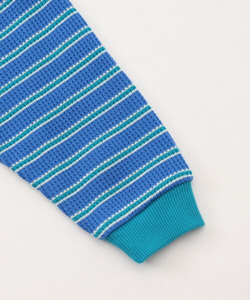 BREEZE(ブリーズ)の「【リンク/ジュニア対応】いろいろパッチワッフルロンT(Tシャツ/カットソー・キッズ・ブルー/オフホワイト/ブラック/レインボー/ピンク・110/100/90/80/140/130/120)」の20枚目の写真