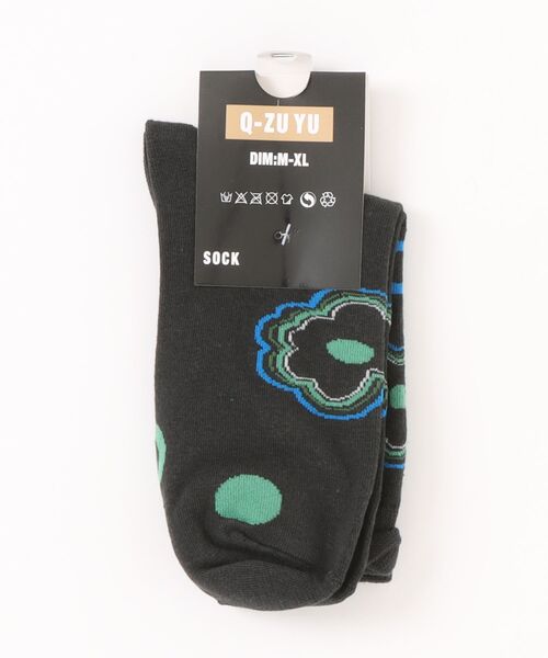 Burner（バーナー）の「【OKUOKU　0909】カラフル　ドット　抽象柄ソックス oku-socks-738984993663-3（ソックス/靴下・レディース・ブルー系その他/ワイン系/ブラック系その他・FREE）」の7枚目の写真