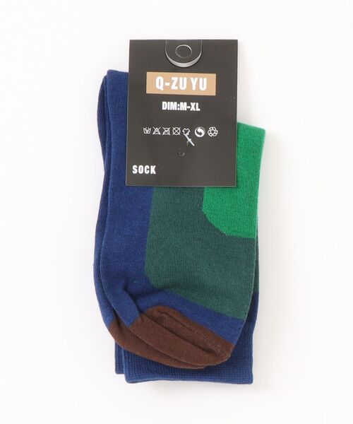 Burner（バーナー）の「【OKUOKU　0909】カラフル　ドット　抽象柄ソックス oku-socks-738984993663-3（ソックス/靴下・レディース・ブルー系その他/ワイン系/ブラック系その他・FREE）」の8枚目の写真
