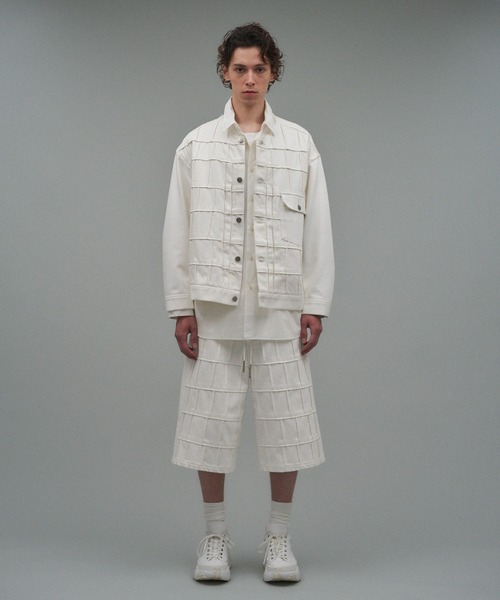 セール】onegravity / デニムトラッカー ノーカラージャケット（デニム